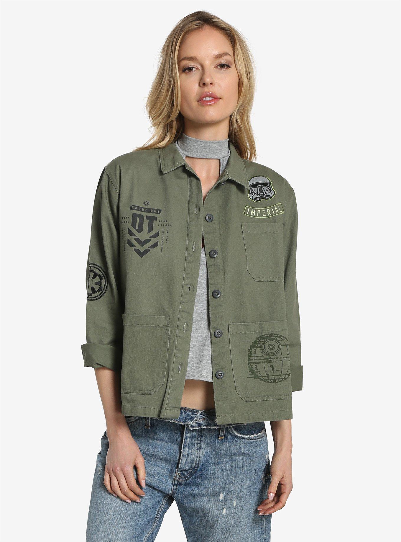 Star Wars Imperial Womens Jacket, GREEN, hi-res