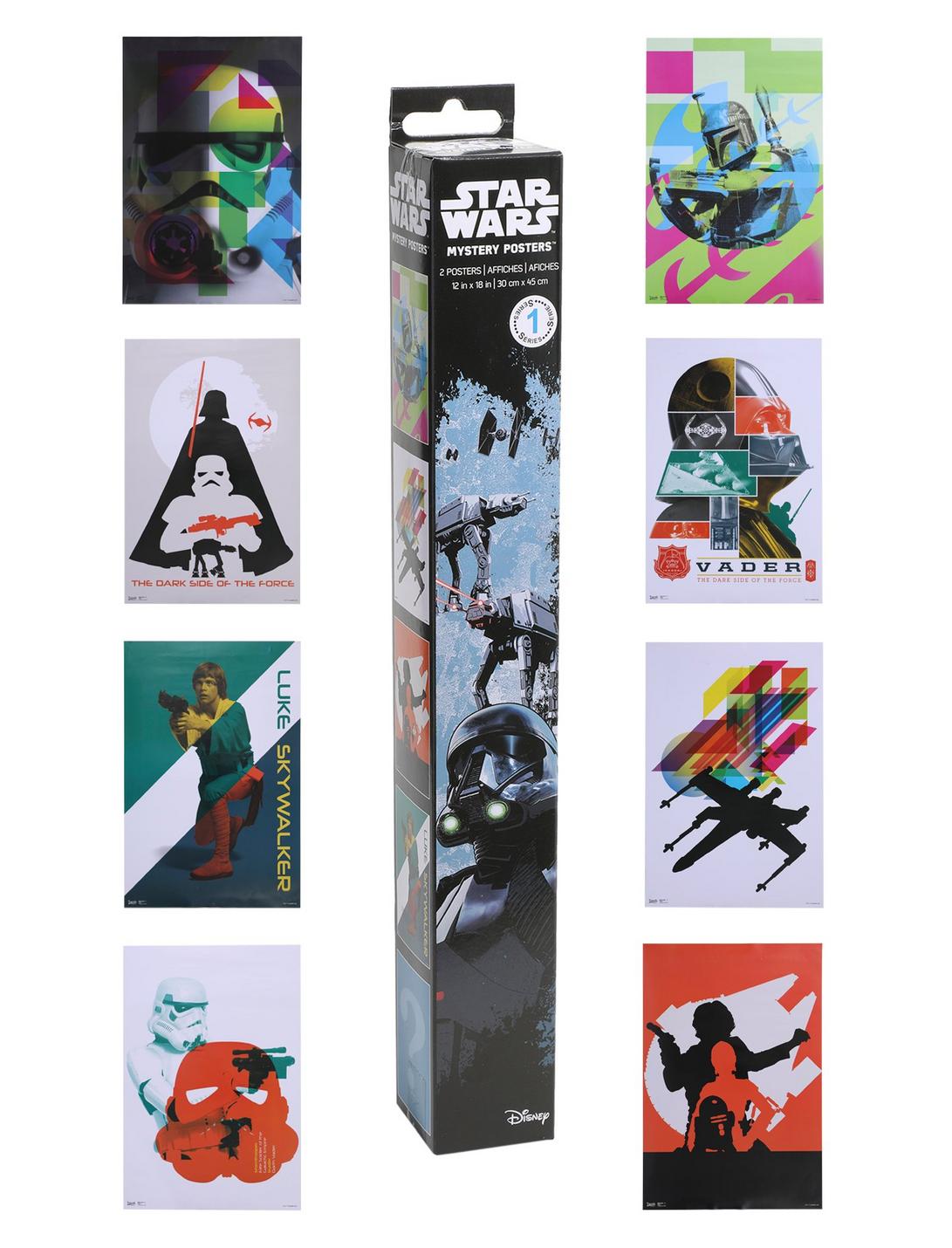 Star Wars Mystery Poster 2 Pack, , hi-res