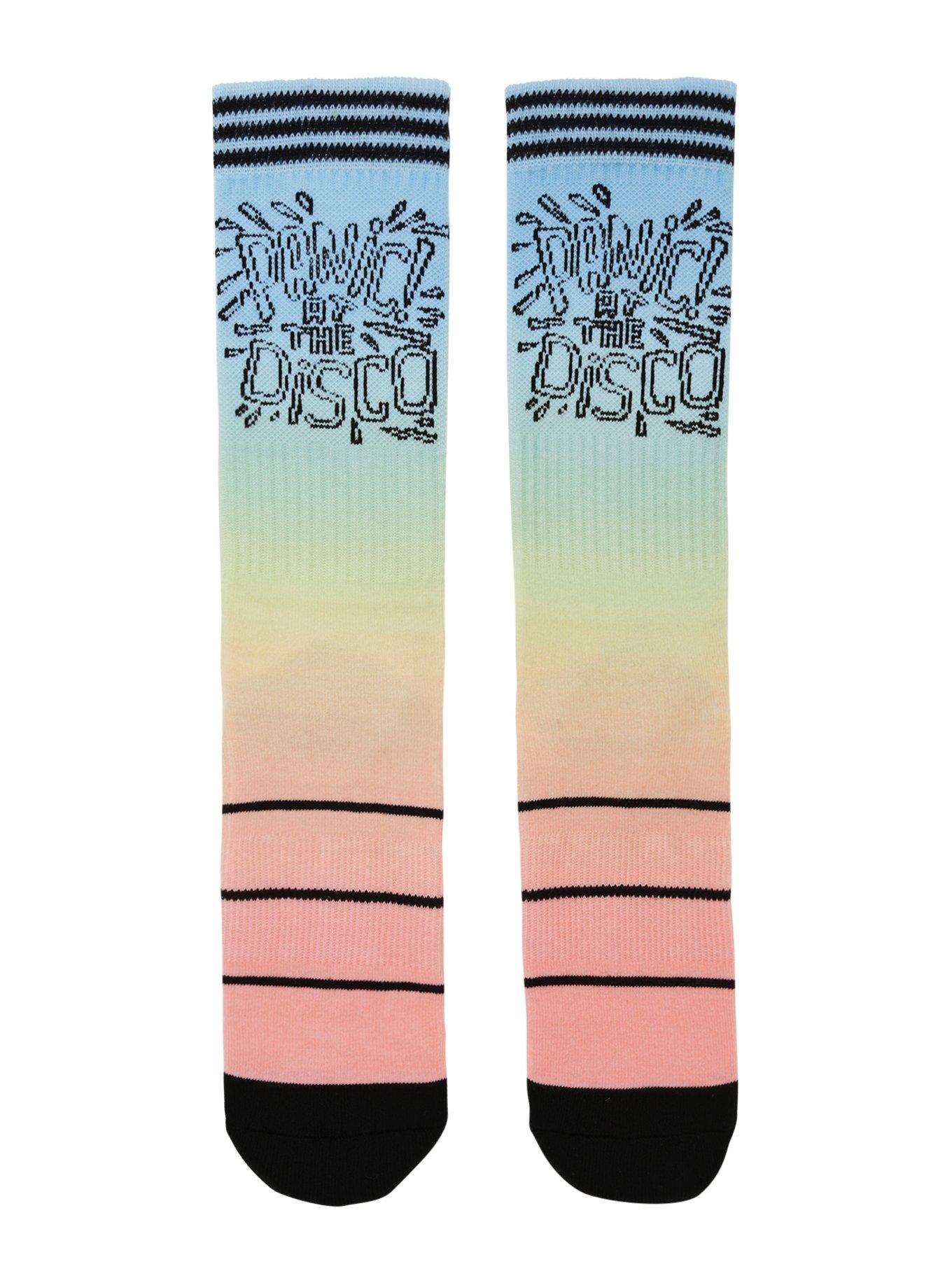 Panic! At The Disco Pastel Ombre Crew Socks | Hot Topic