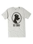 Disney Lady And The Tramp Silhouette Tramp T-Shirt, GREY, hi-res