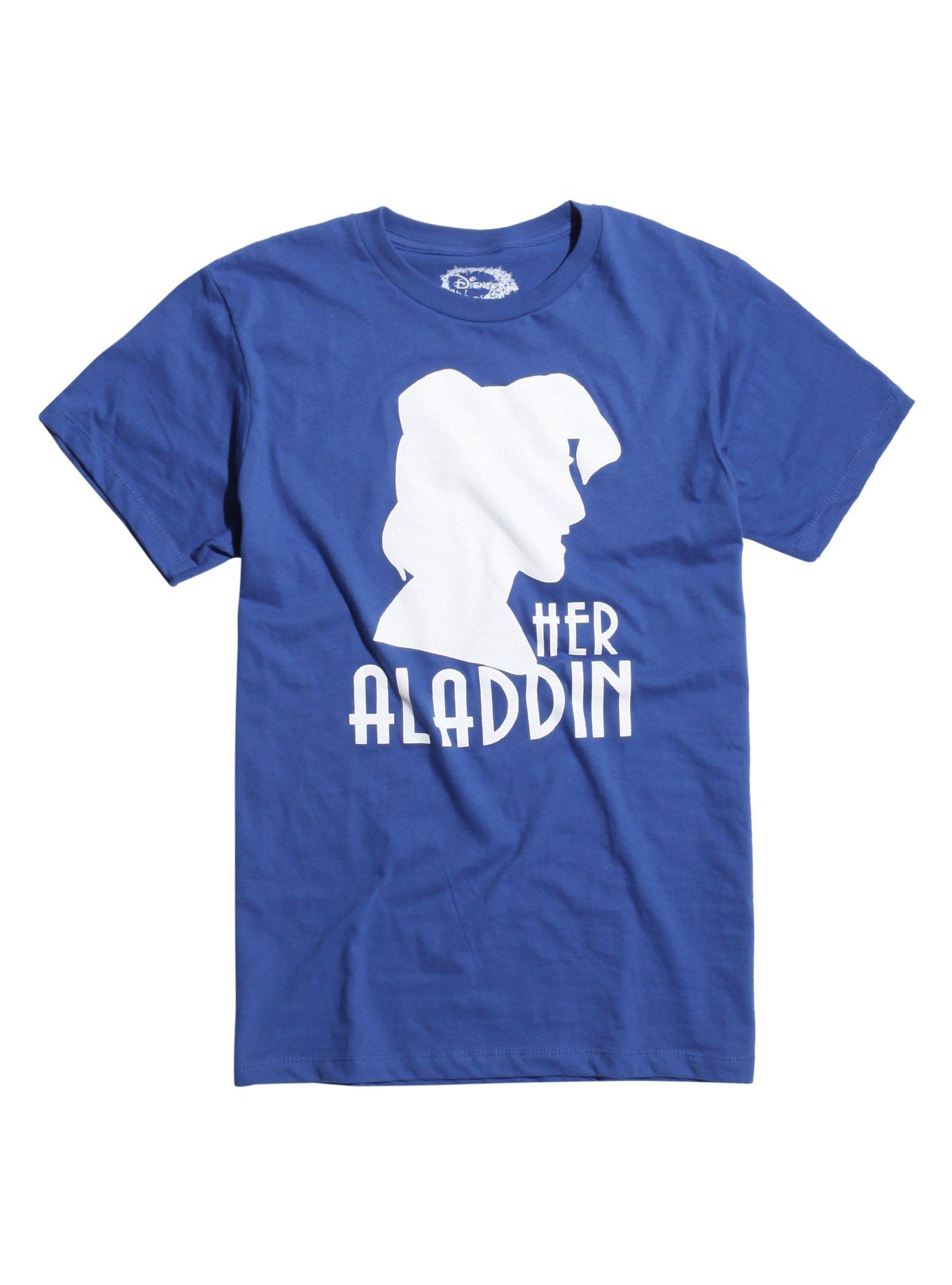 Disney Aladdin Her Aladdin Silhouette T-Shirt, BLUE, hi-res