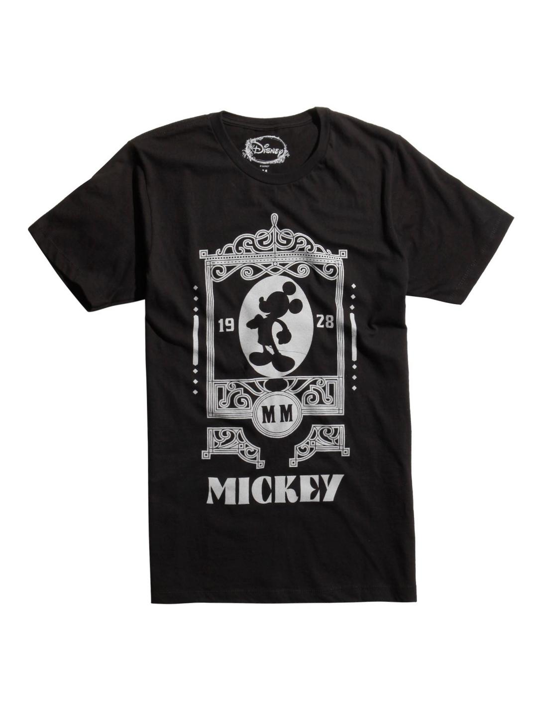 Disney Mickey Mouse 1928 Art Deco T-Shirt, BLACK, hi-res