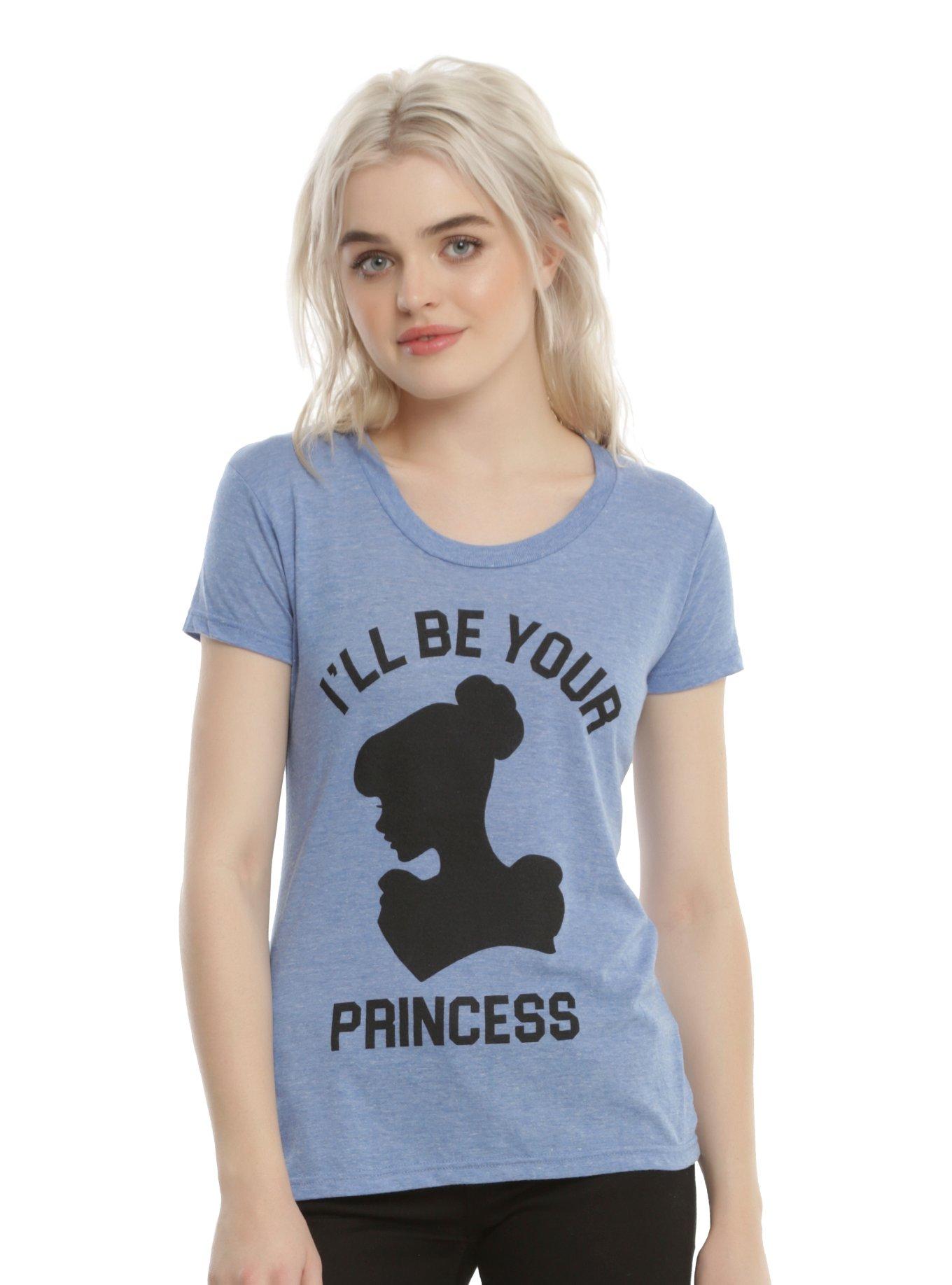 Disney Cinderella I'll Be Your Princess Girls T-Shirt, LIGHT BLUE, hi-res