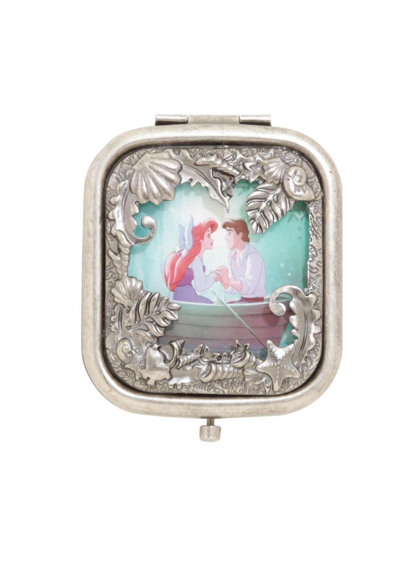 Disney The Little Mermaid Kiss The Girl Square Die-Cut Compact Mirror, , hi-res