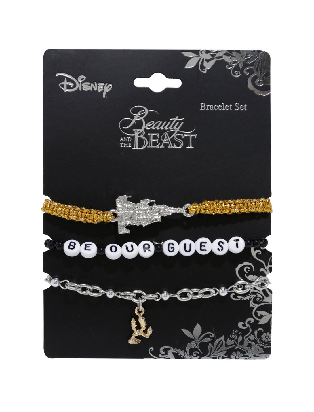 Disney Beauty And The Beast Be Our Guest Bracelet Set, , hi-res