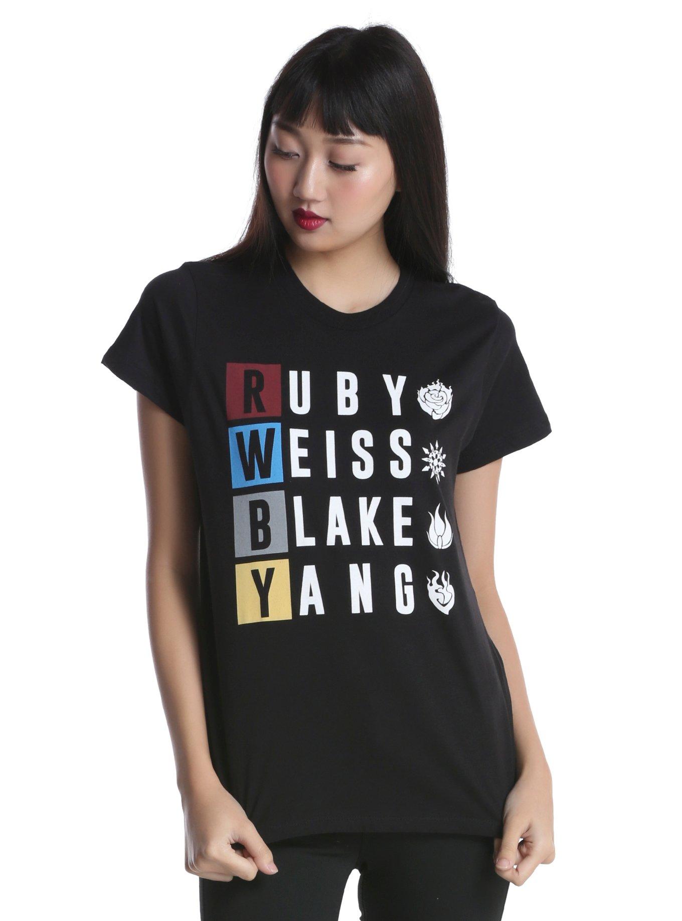 RWBY Team RWBY Logo Girls T-Shirt, WHITE, hi-res