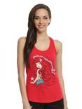 Disney The Little Mermaid Part Of Your World Ariel Girls Tank Top, RED, hi-res