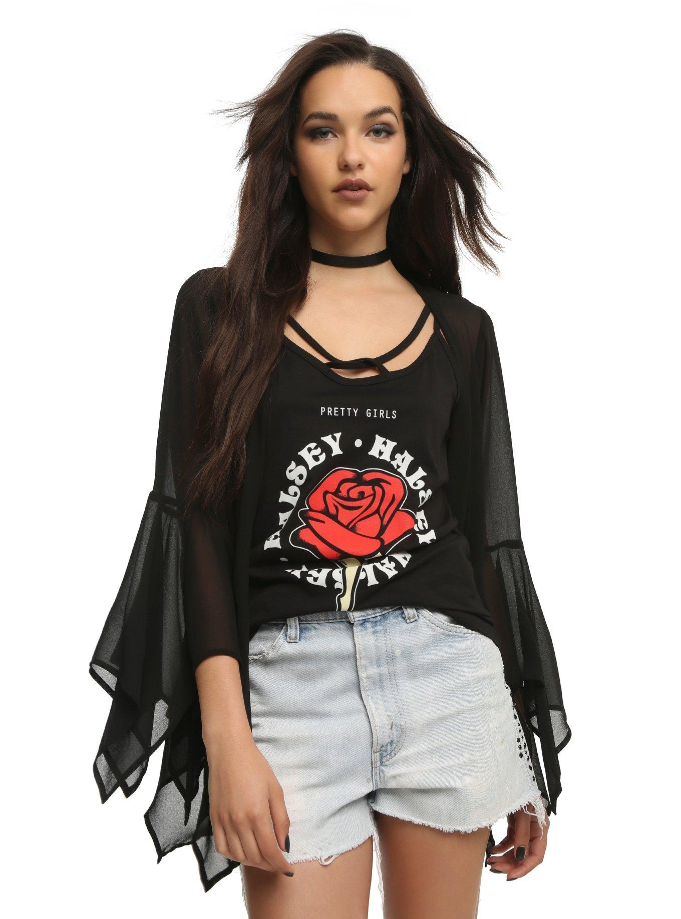 Summer Time Bell Sleeve Kimono main image 1