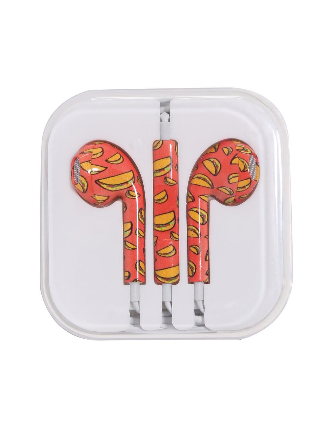 Micase Taco Toss Print Earbuds, , hi-res