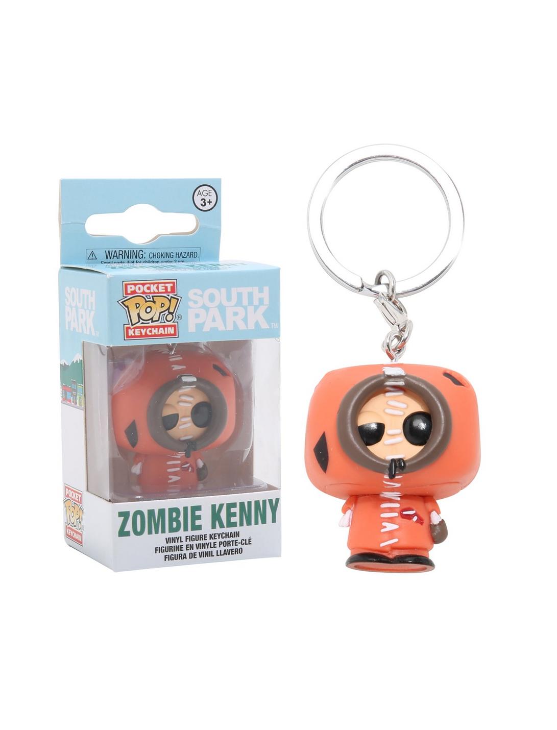 TV South Park Keyring Zombie Kenny Figure Funko POP Pocket Keychain New Arrival 