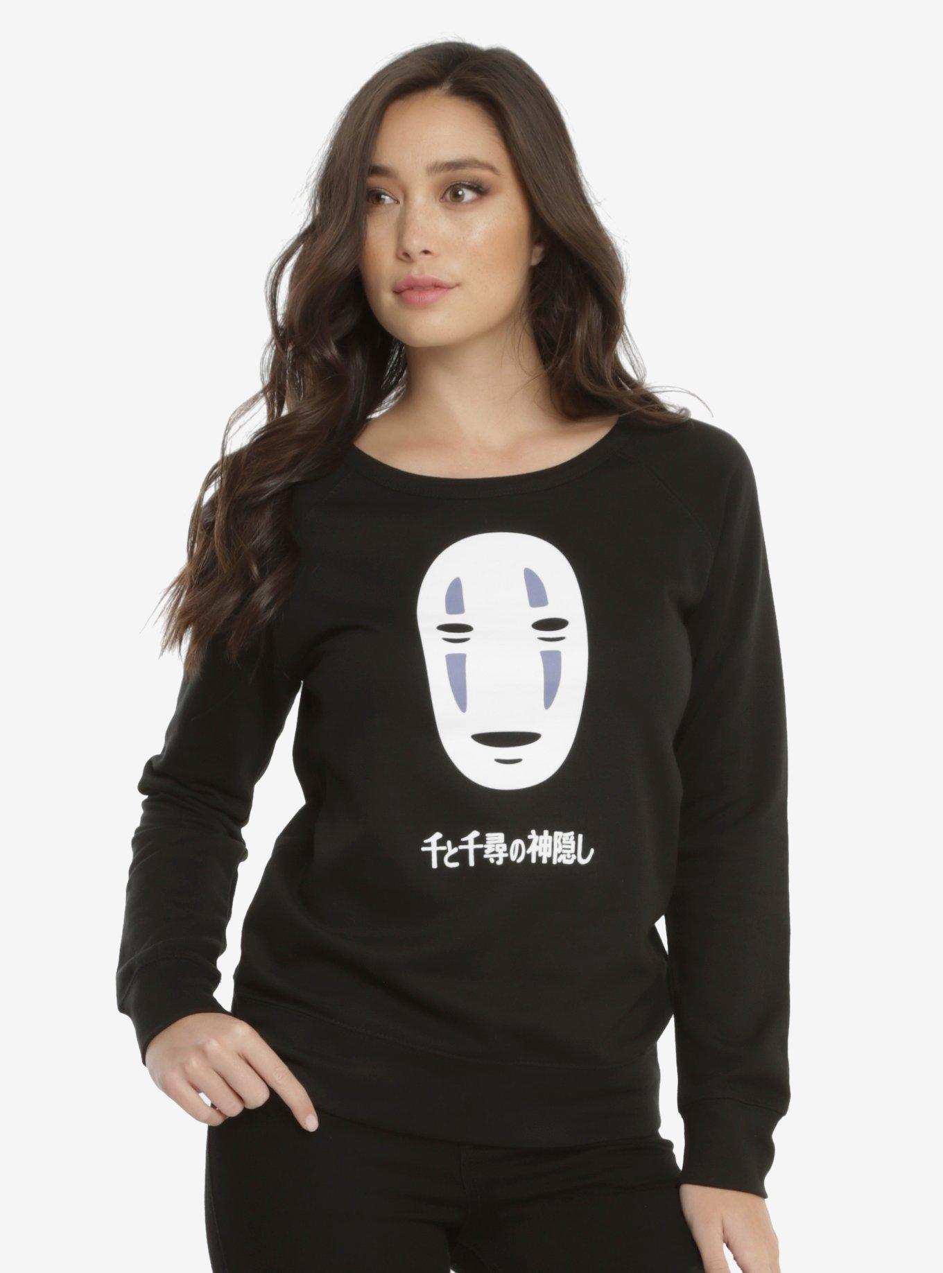 Studio Ghibli Spirited Away No-Face Sweatshirt, BLACK, hi-res