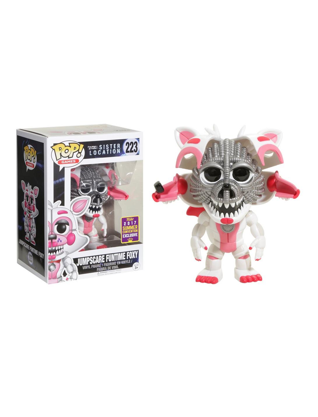 Funko Five Nights At Freddy's Sister Location Pop! Games Jumpscare Funtime Foxy Vinyl Figure 2017 Summer Convention Exclusive, , hi-res
