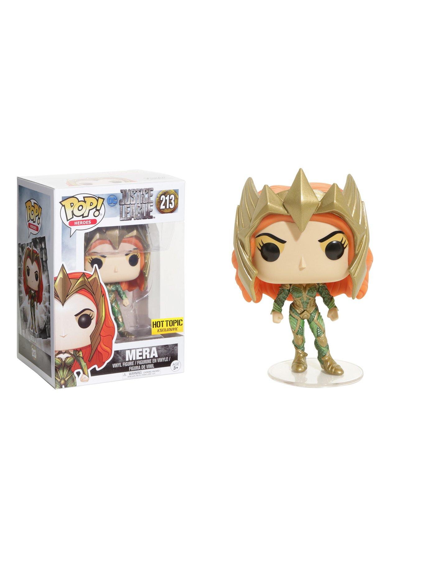 Funko DC Comics Justice League Pop! Heroes Mera Vinyl Figure Hot Topic Exclusive, , hi-res