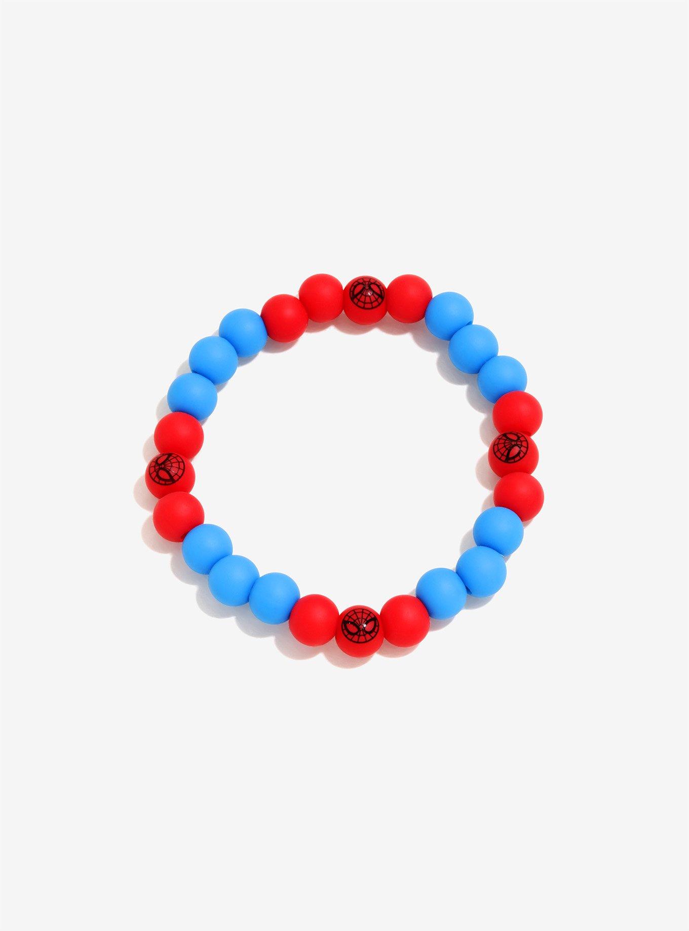 Marvel Spider-Man Silicone Bead Bracelet, , hi-res