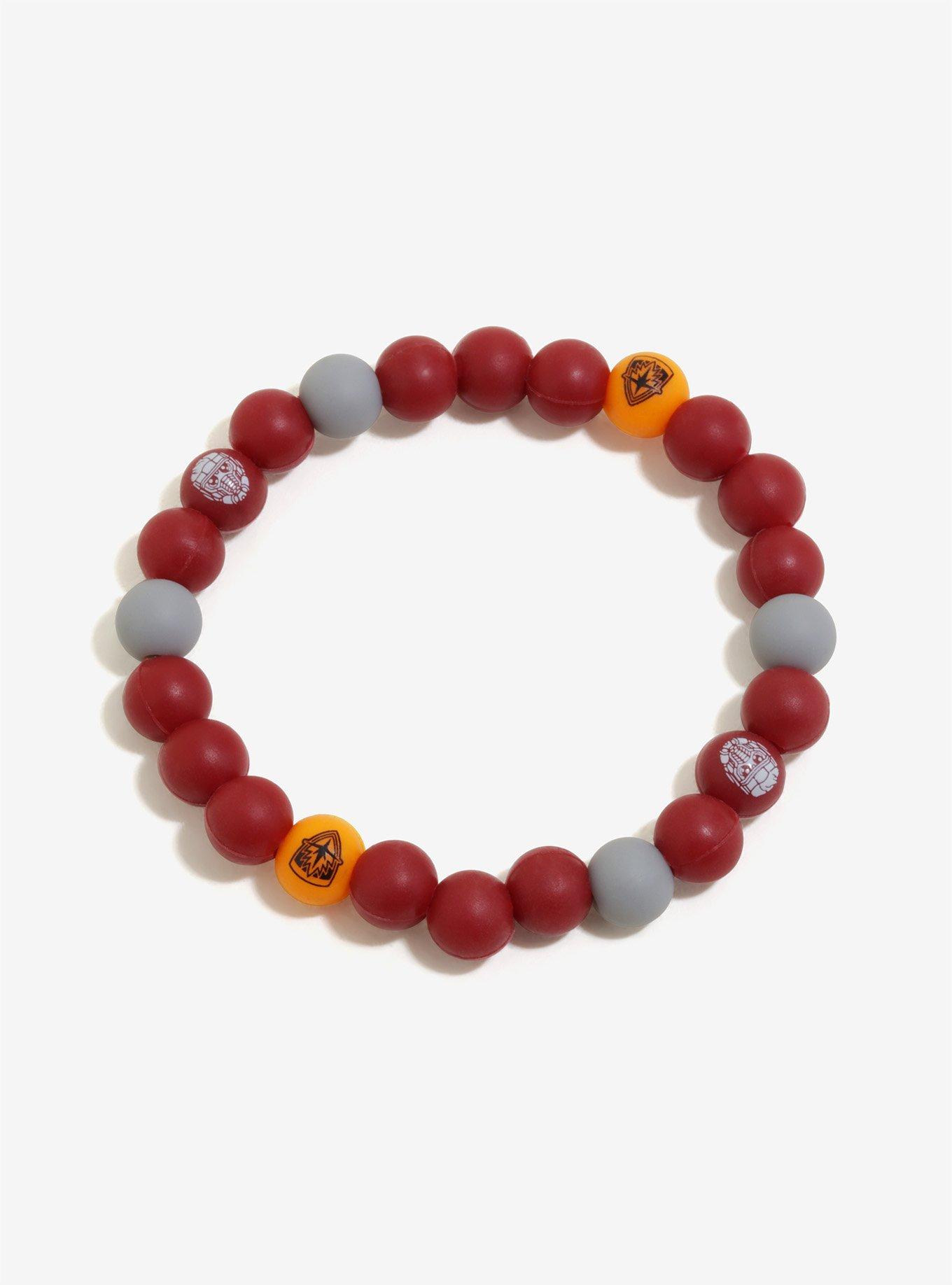 Marvel Guardians Of The Galaxy Star-Lord Silicone Bead Bracelet, , hi-res