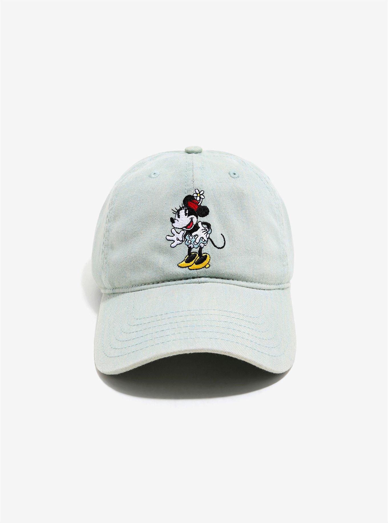 Disney Minnie Mouse Denim Dad Hat - BoxLunch Exclusive, , hi-res