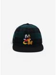Disney Mickey Mouse & Pluto Plaid Snapback Hat - BoxLunch Exclusive, , hi-res