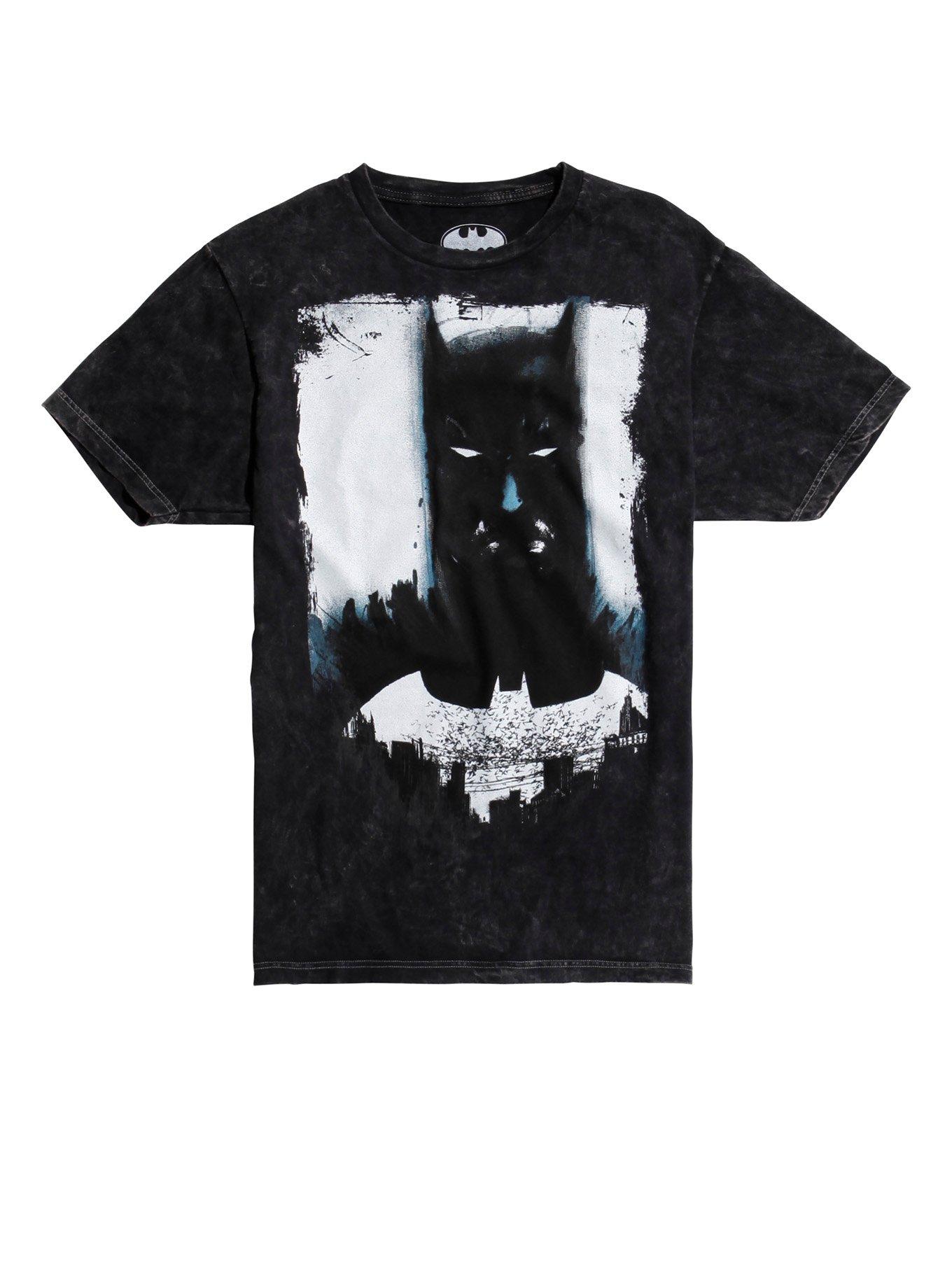 DC Comics Batman Cityscape T-Shirt, CHARCOAL, hi-res