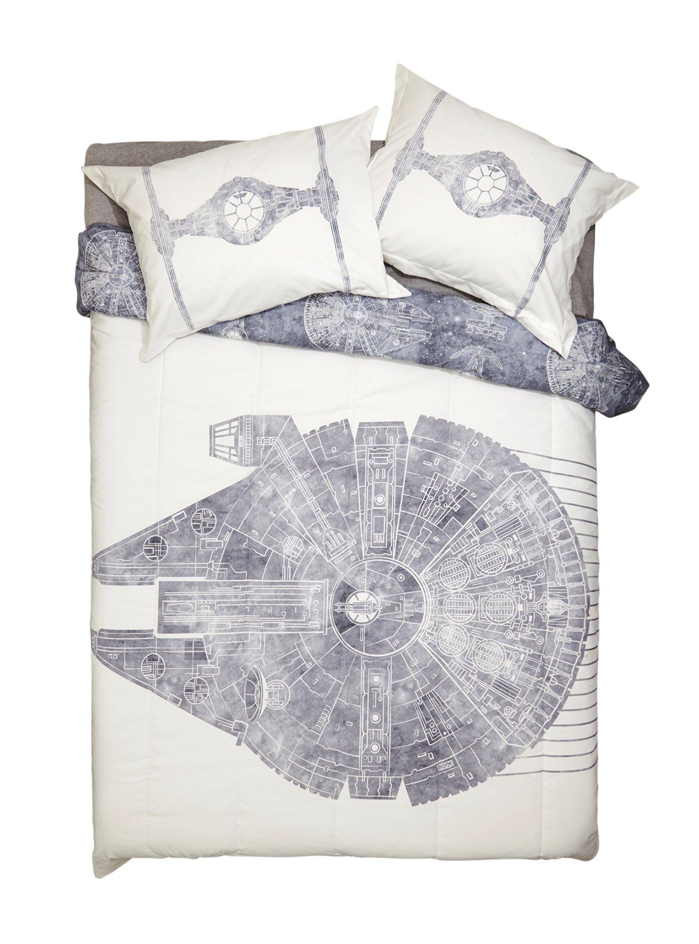 Star Wars Millennium Falcon Full/Queen Comforter & Shams Set, , hi-res