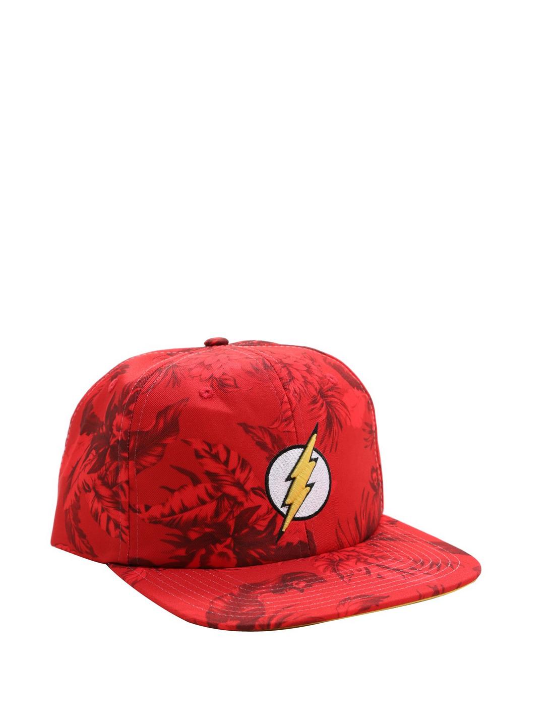 DC Comics The Flash Floral Snapback Hat, , hi-res