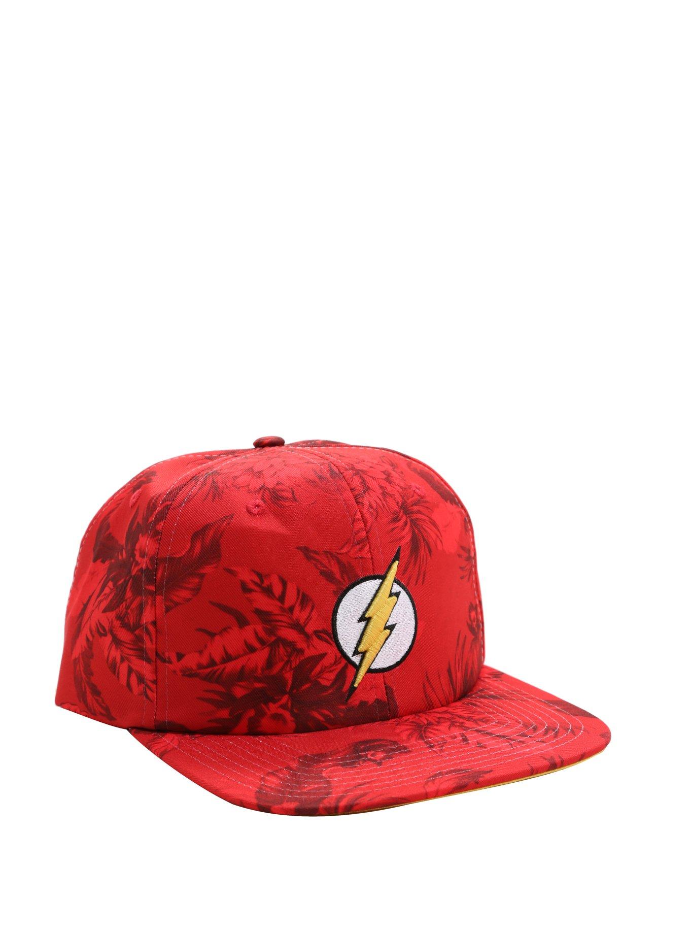 DC Comics The Flash Floral Snapback Hat, , hi-res