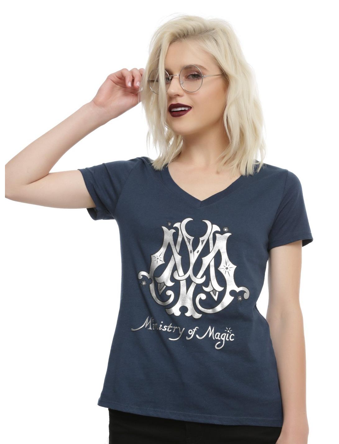Harry Potter Ministry Of Magic Girls T-Shirt, BLUE, hi-res