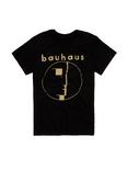 Bauhaus Gold Spirit Logo T-Shirt, BLACK, hi-res