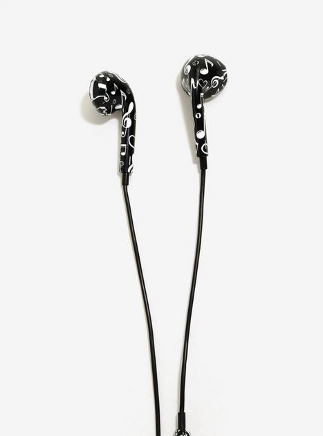 Music Note Earbuds With Microphone | BoxLunch