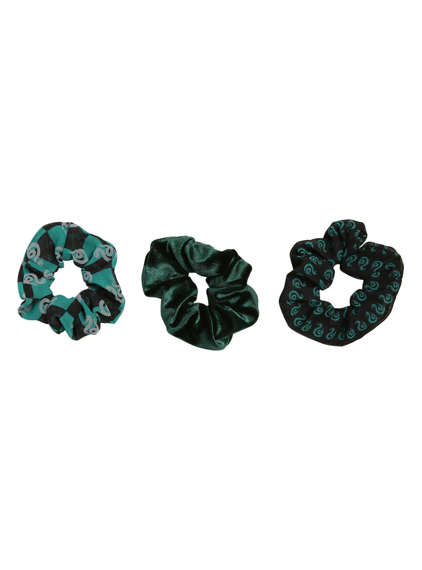 Harry Potter Slytherin Hair Scrunchie 3 Pack, , hi-res