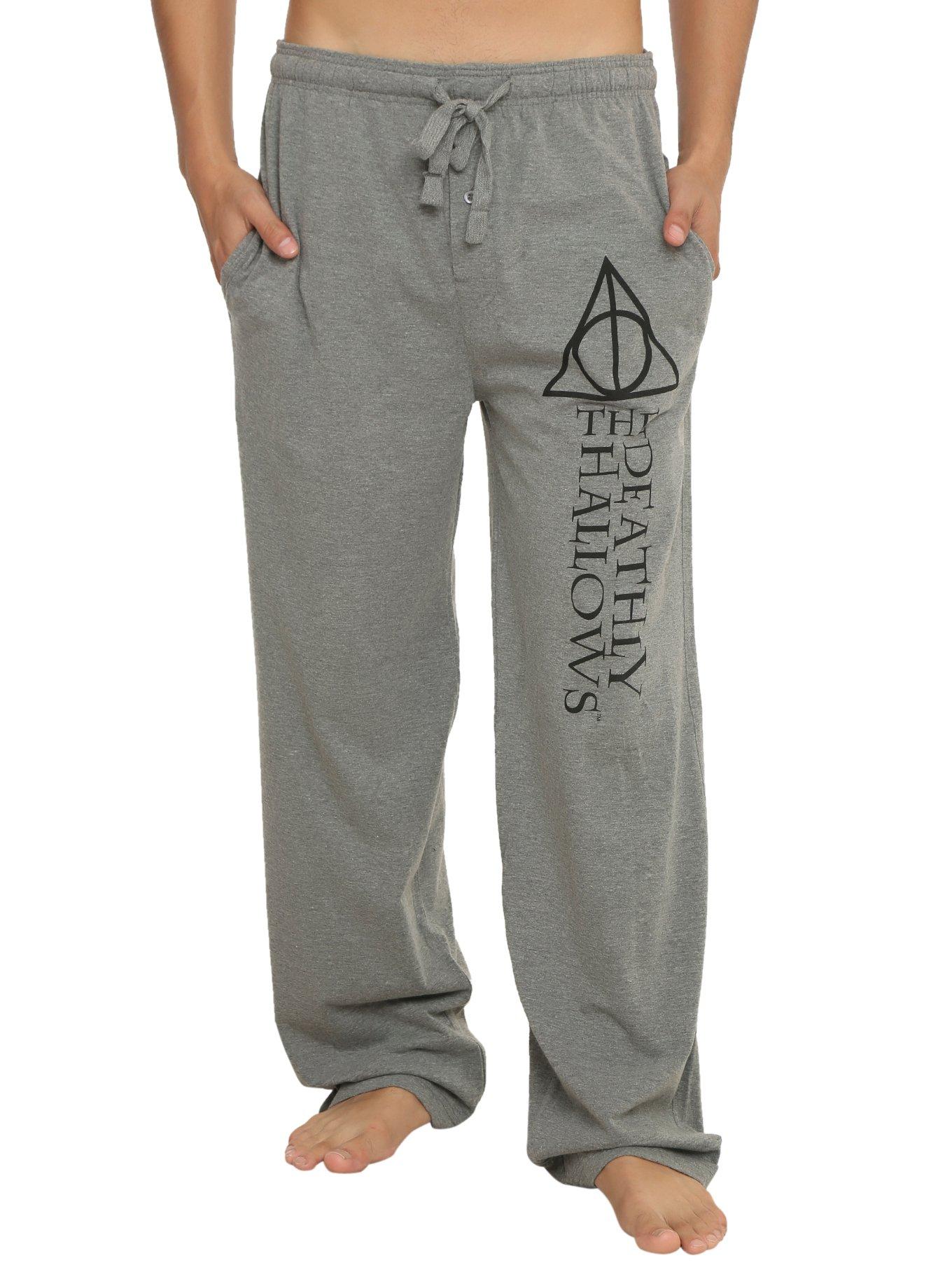 Harry Potter Deathly Hallows Guys Pajama Pants, GREY, hi-res