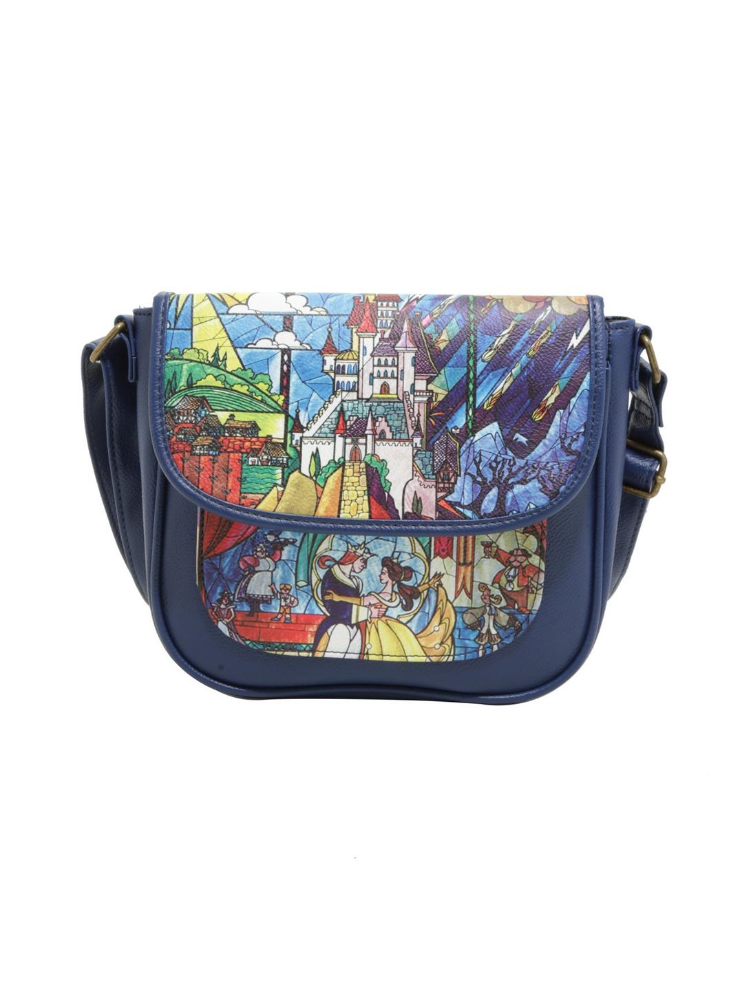 Disney Beauty And The Beast Stained Glass Crossbody Bag, , hi-res