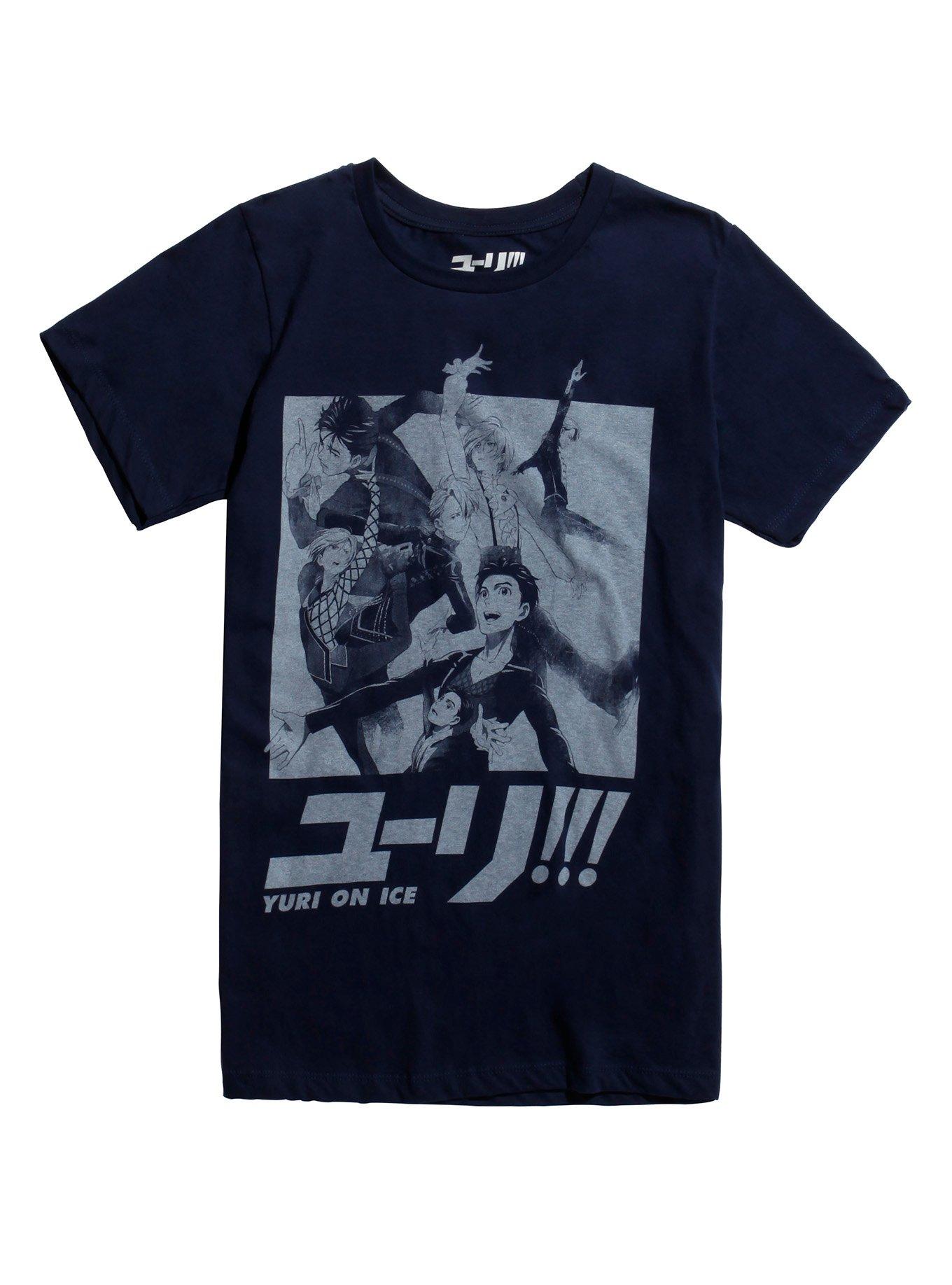 Yuri!!! On ICE Skater Group T-Shirt | Hot Topic