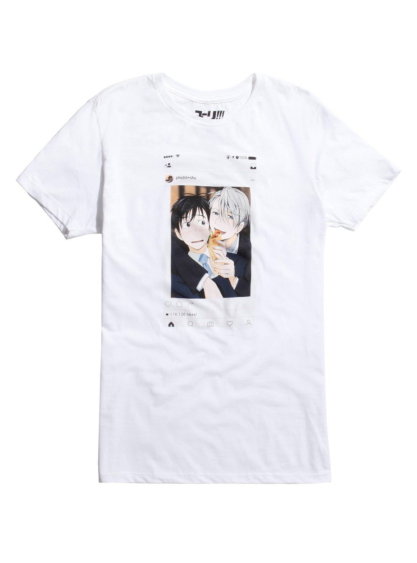 Yuri!!! On Ice Yuri And Victor T-Shirt, WHITE, hi-res