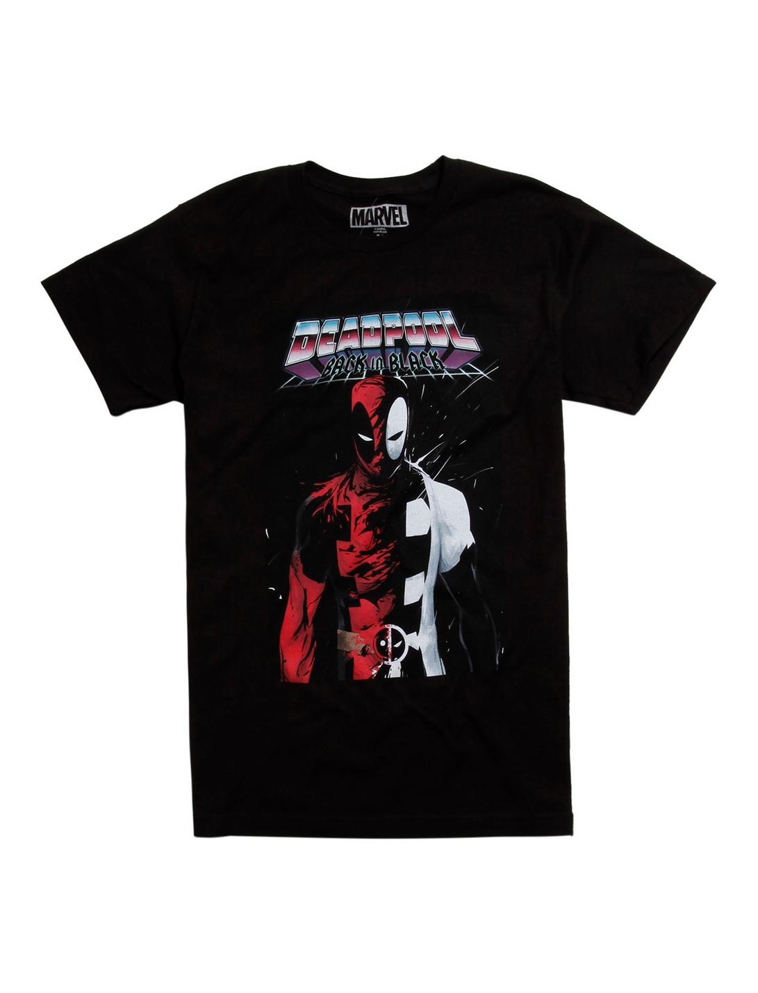 Marvel Deadpool: Back In Black T-Shirt, BLACK, hi-res