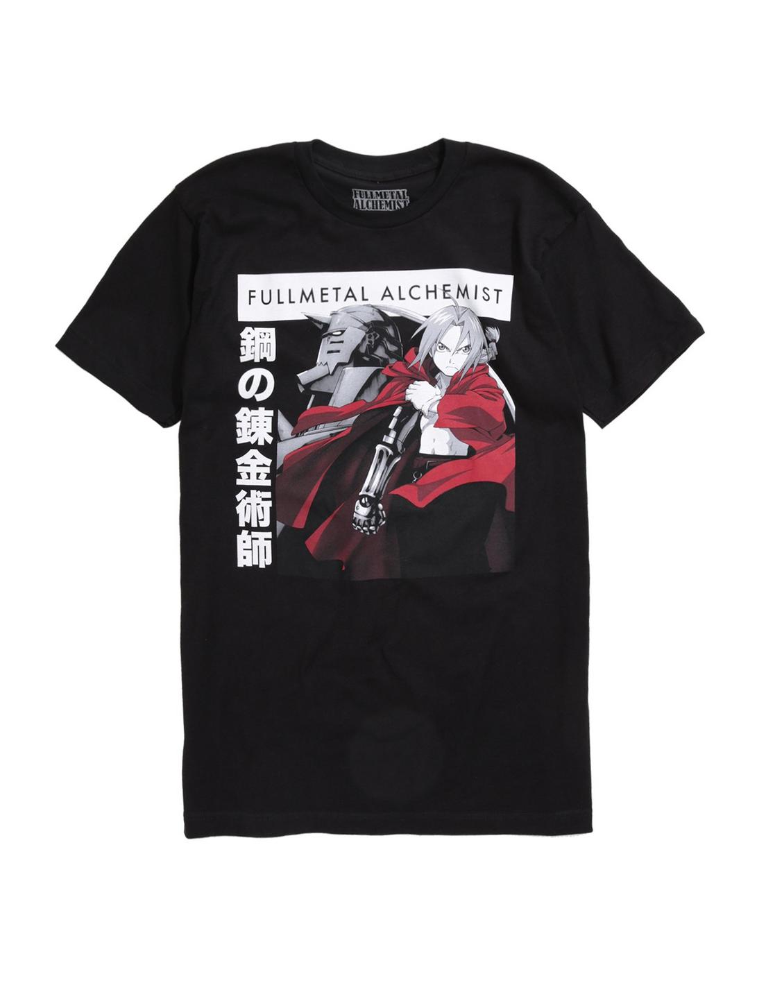 Fullmetal Alchemist Red Kanji T-Shirt, BLACK, hi-res