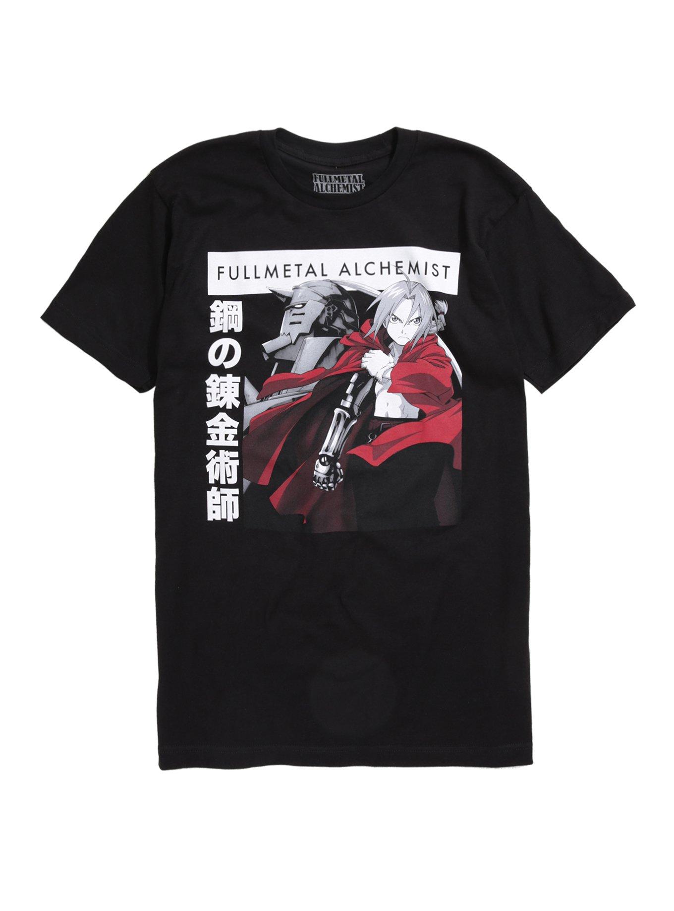 Fullmetal Alchemist Red Kanji T-Shirt, BLACK, hi-res