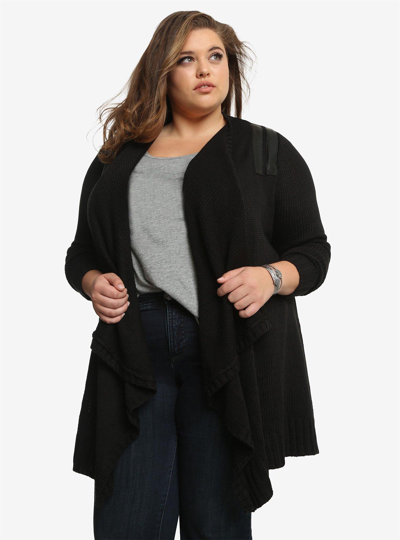 Star Wars Darth Vader Cardigan Plus Size, BLACK, hi-res