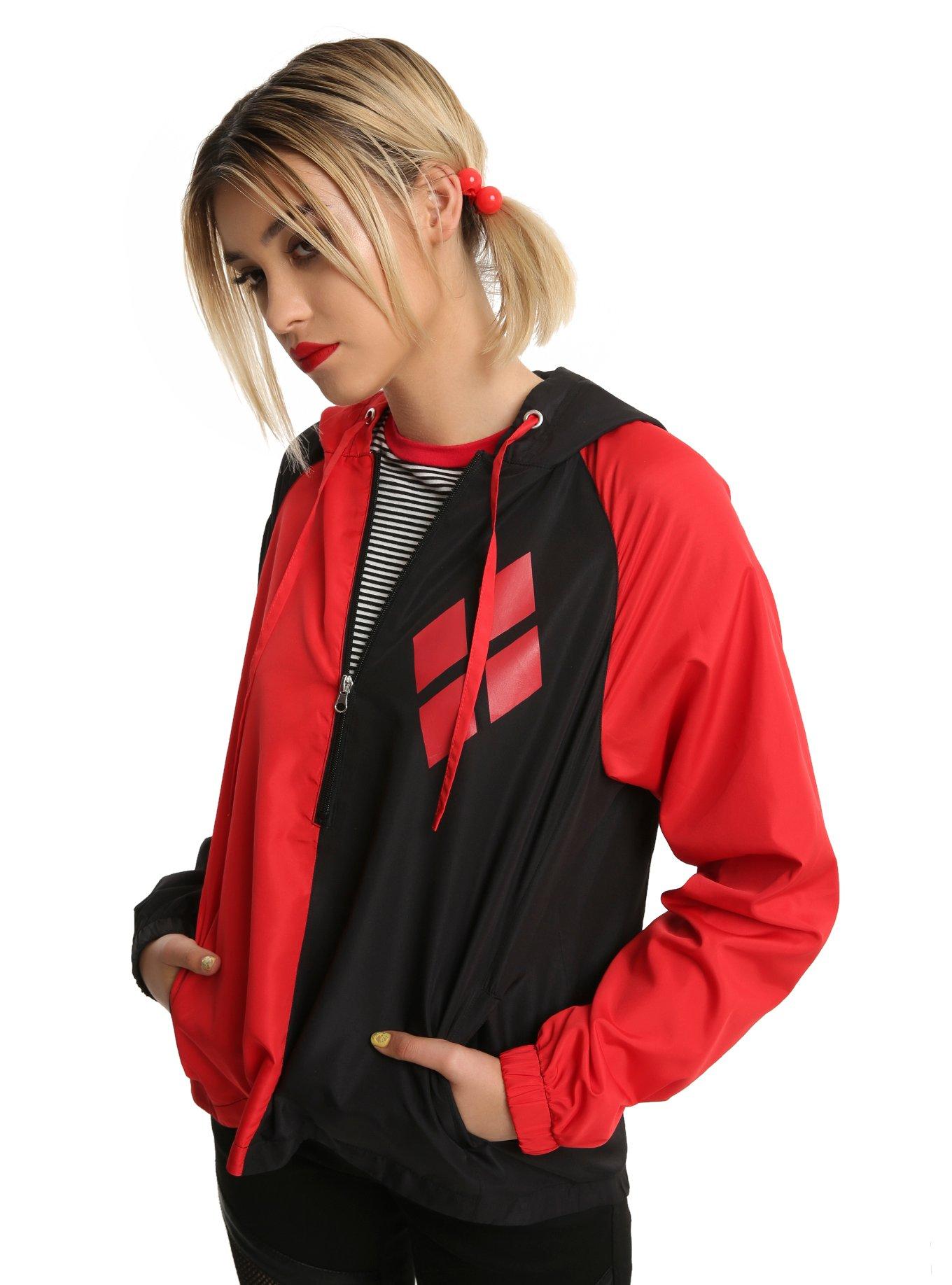 DC Comics Harley Quinn Cosplay Girls Windbreaker, MULTI, hi-res