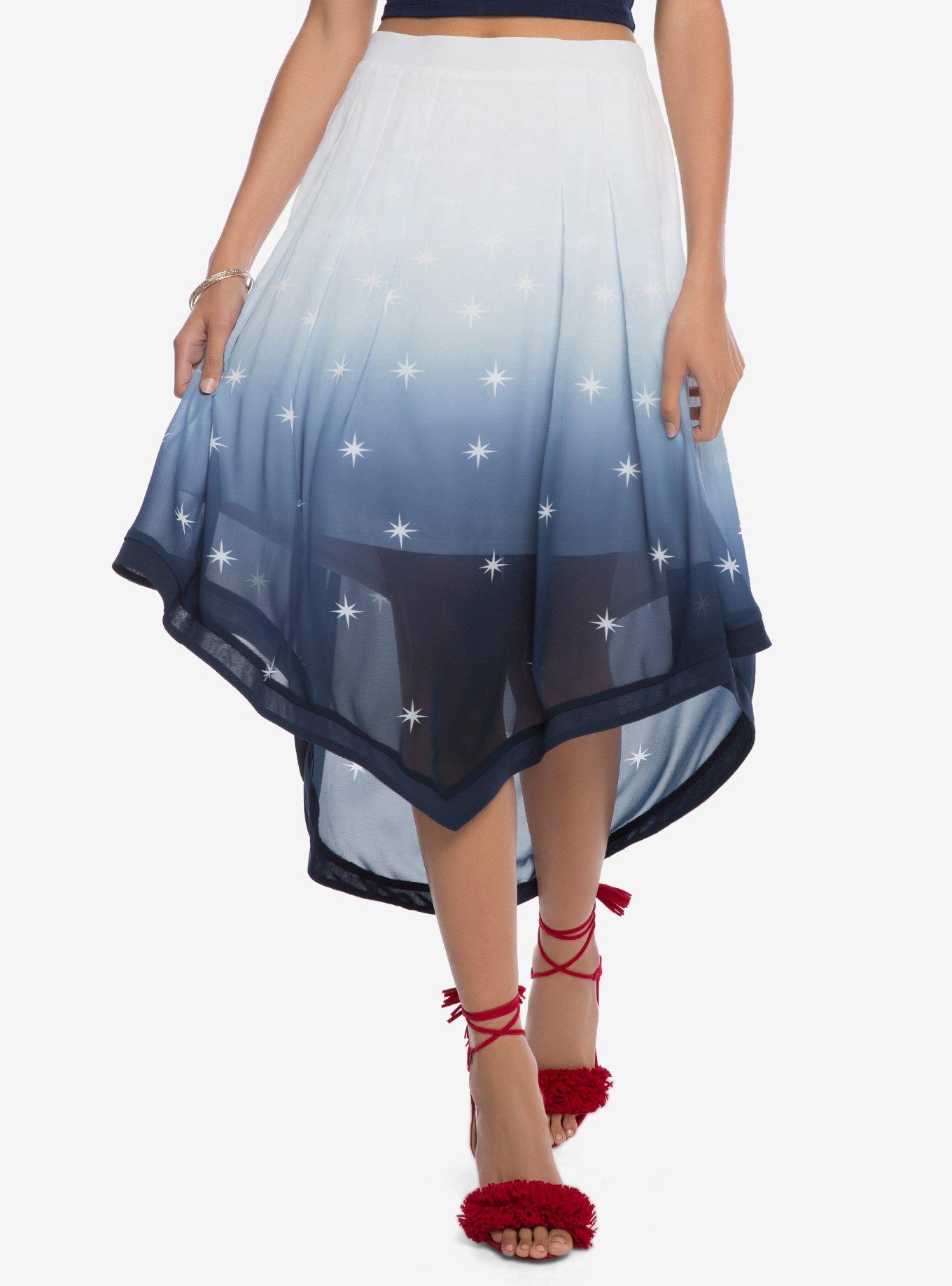 DC Comics Wonder Woman Ombre Skirt, BLUE, hi-res