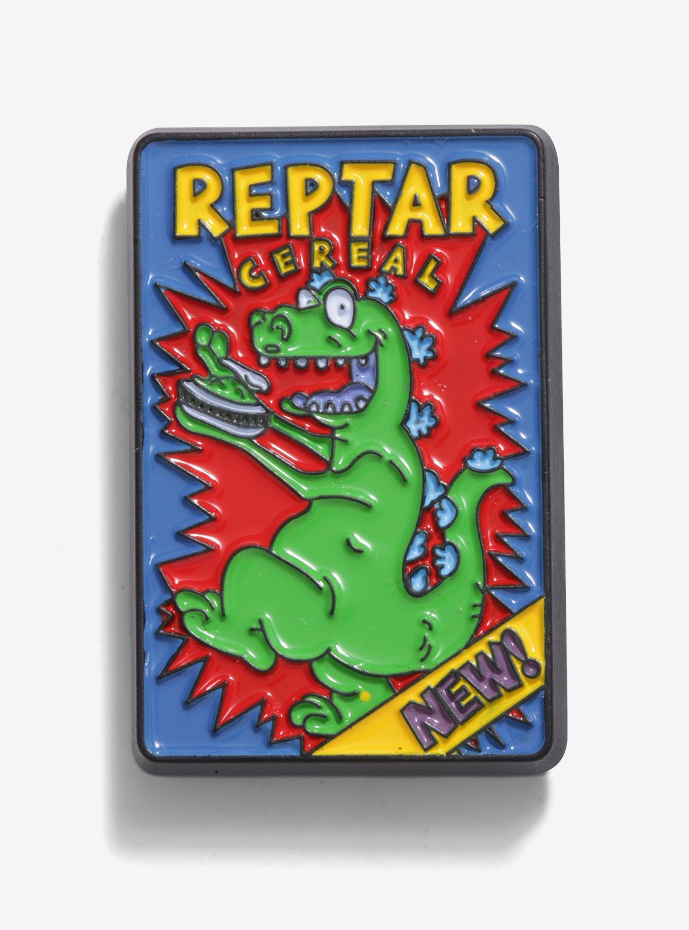 Rugrats Reptar Cereal Enamel Pin, , hi-res