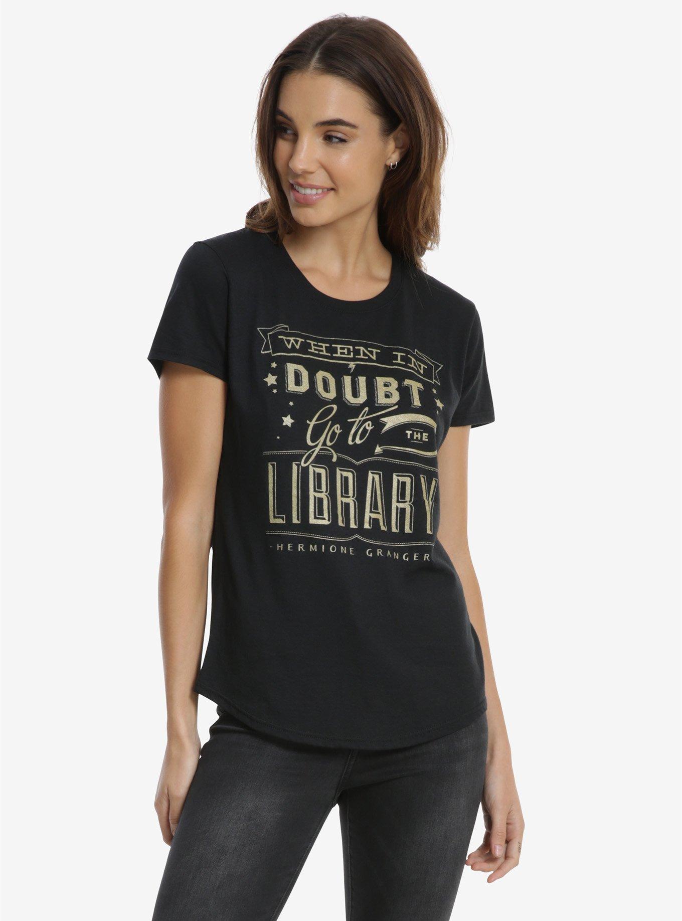 Harry Potter When In Doubt Womens Tee, BLACK, hi-res