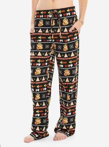 Nintendo The Legend Of Zelda 8 Bit Sleep Pants Gift Set BoxLunch