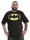 DC Comics Batman Logo T-Shirt Big & Tall, BLACK, hi-res