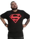 DC Comics Superboy Logo T-Shirt Big & Tall, BLACK, hi-res