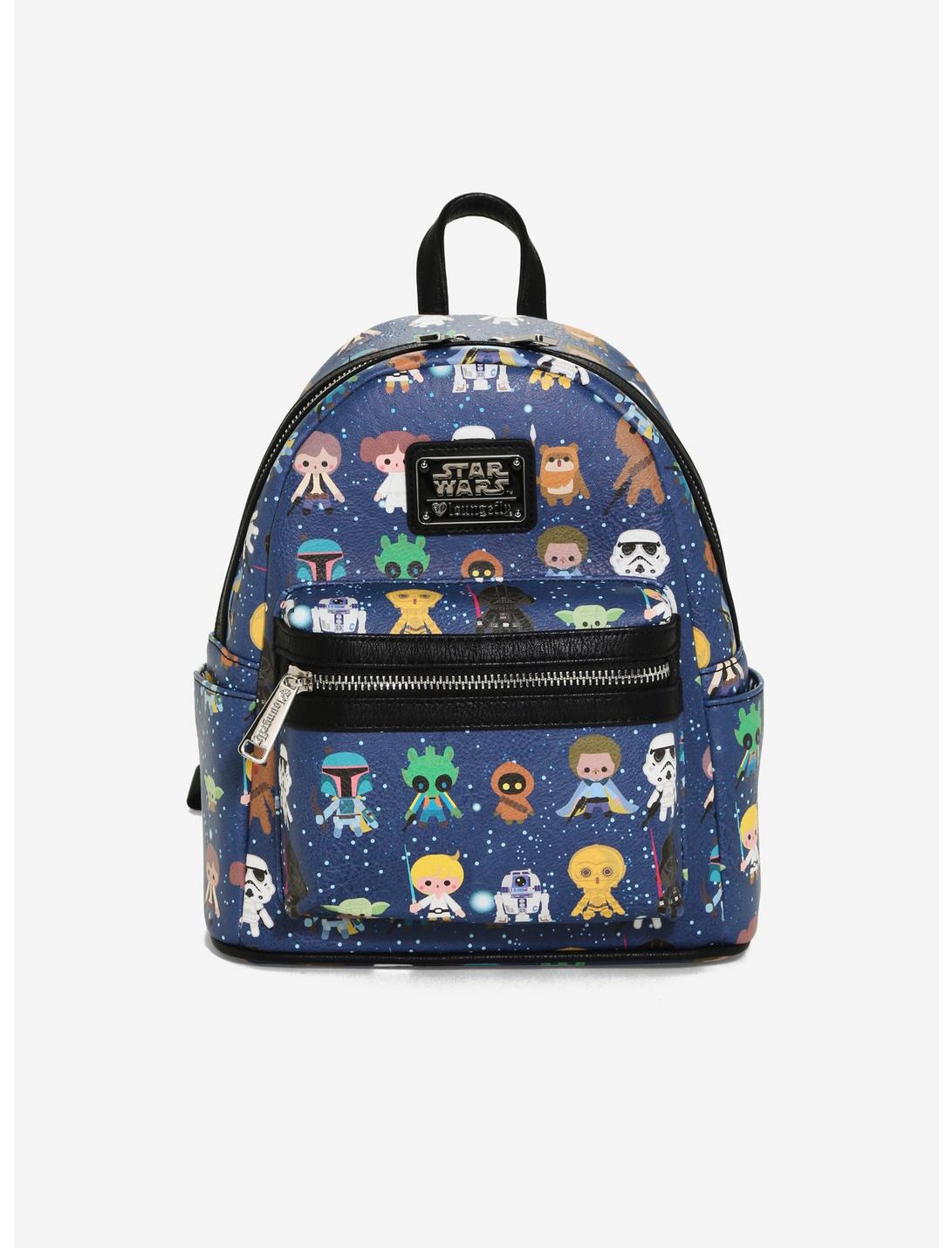 Loungefly Star Wars Chibi Print Mini Backpack, , hi-res
