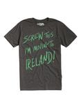Moving To Ireland T-Shirt, CHARCOAL, hi-res