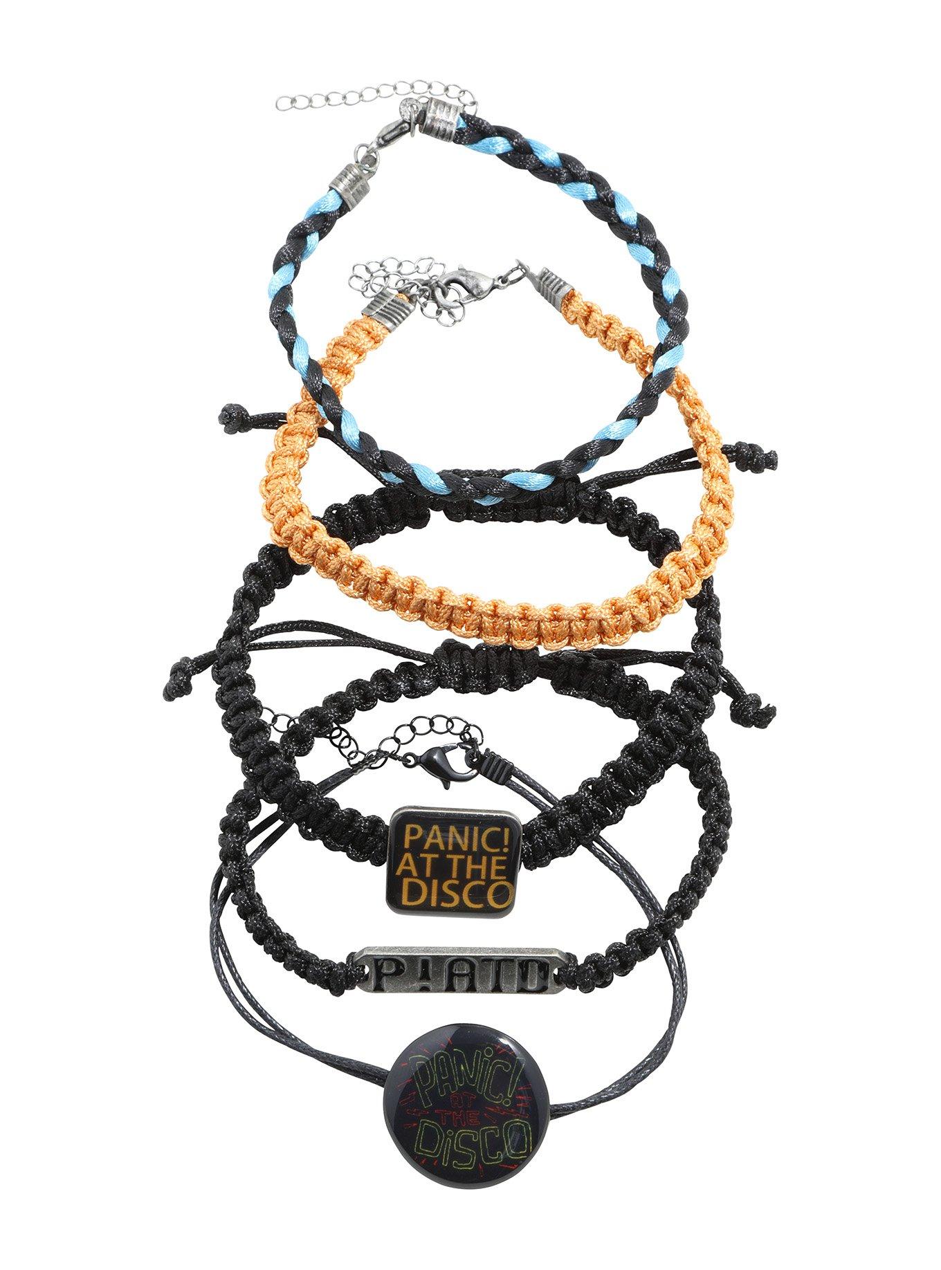 Panic! At The Disco Logo Cord Bracelet Set, , hi-res