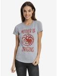 Game Of Thrones Mother Of Dragons Womens Tee, GREY, hi-res