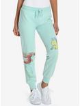 Disney The Little Mermaid Flounder Jogger Pants - BoxLunch Exclusive, GREEN, hi-res