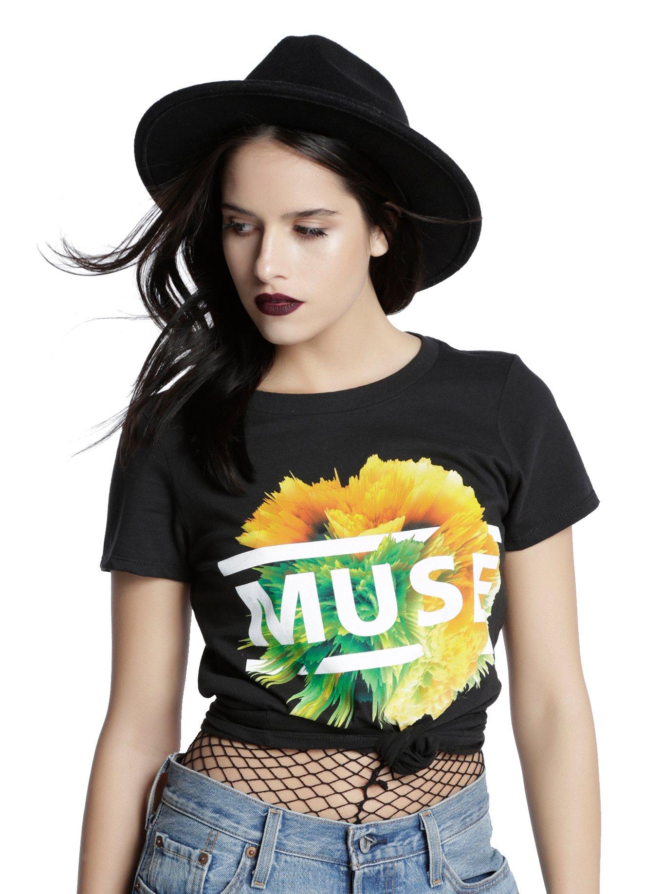 Muse Bouquet Girls T-Shirt, BLACK, hi-res